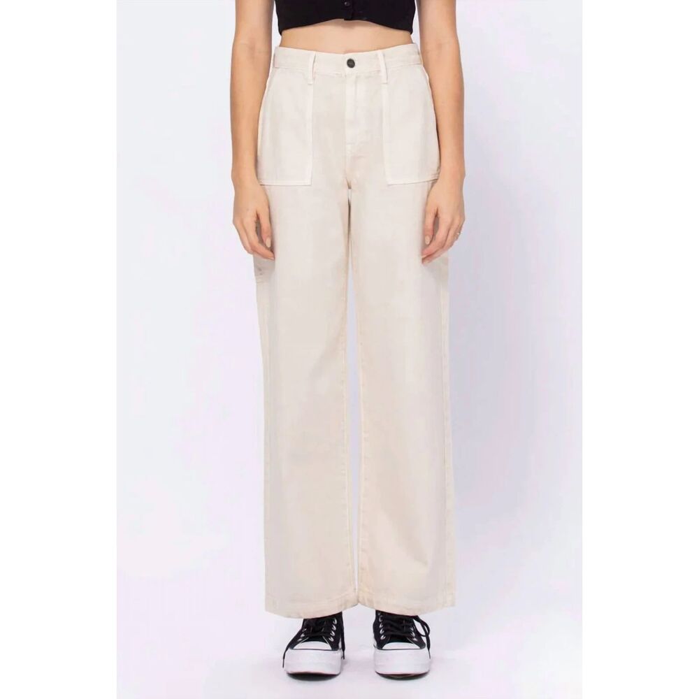 Hidden Los Angeles Logan Carpenter Jeans Womens 28 High Rise Tapered Wide Leg